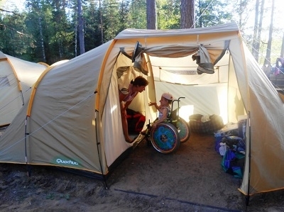 Палаточный летний лагерь